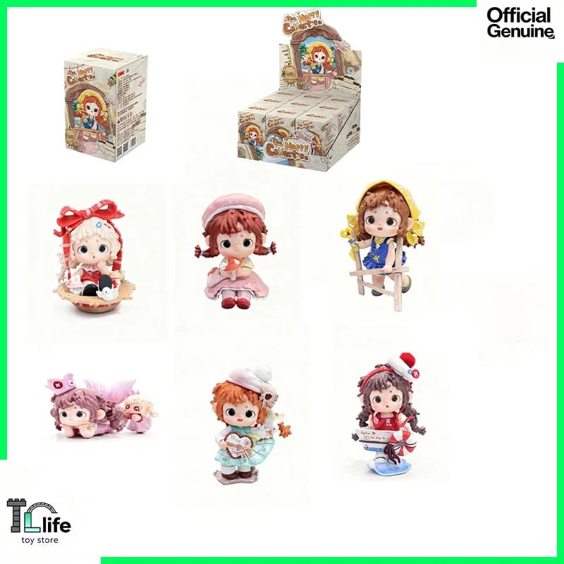 Furfur V5 The Happy Collection Series Blind Box Anime Figures Mystery Box Cute Model Desktop Decoration Collection Girl Gift Toy