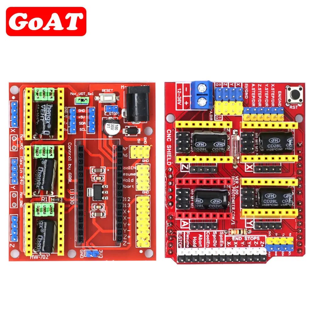 Stampante 3D CNC Shield V3/V4 macchina per incidere/A4988/DRV8825 scheda di espansione Driver motore passo-passo V3.0 per Arduino UNO R3 NANO