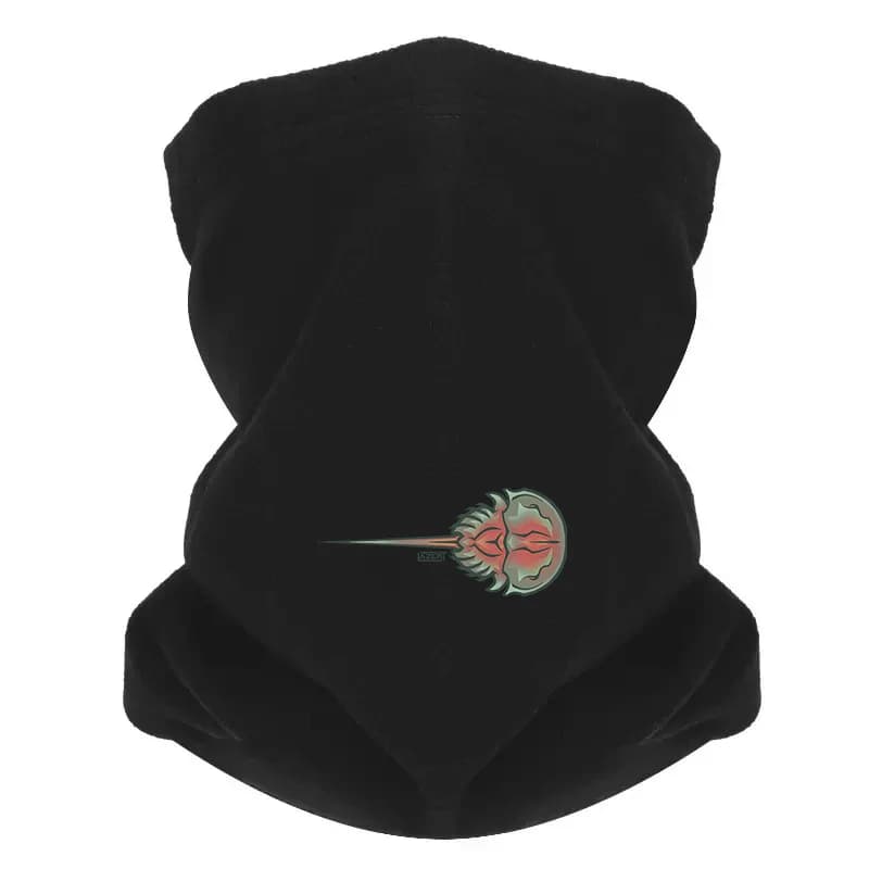 Forma di creatura astratta coda a punta design Uomo Sciarpa da esterno Maschera Ghetta per il collo Cappello Berretto da donna Copricapo Antivento Mantieni caldo l'inverno