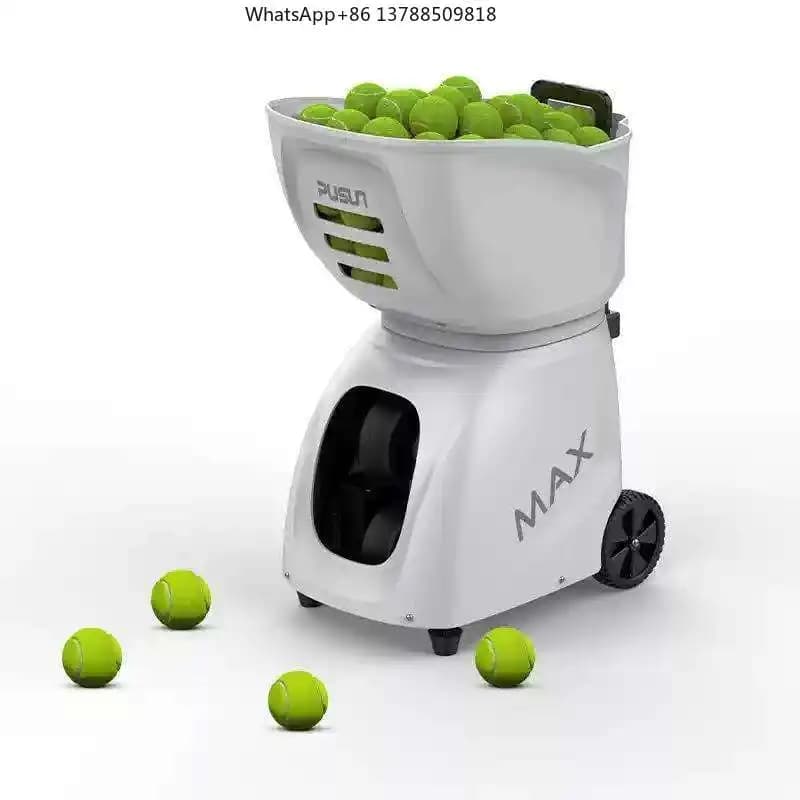 PUSUN Macchina Professionale Portatile Leggera e Resistente per Palline da Tennis e Padel, con Controllo APP per Allenamento all'Aperto