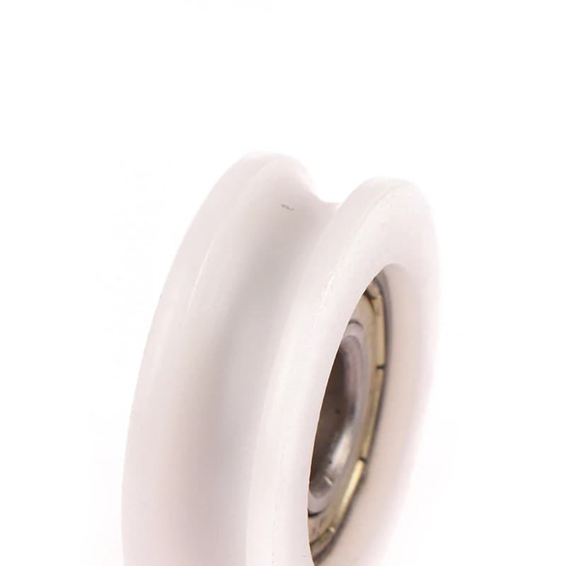 Ruota scorrevole per porte e finestre mobili 626 Puleggia con cuscinetto 6 * 22 * 7MM Ruota planare Scanalatura a forma di U Materiale per iniezione del cuscinetto in nylon