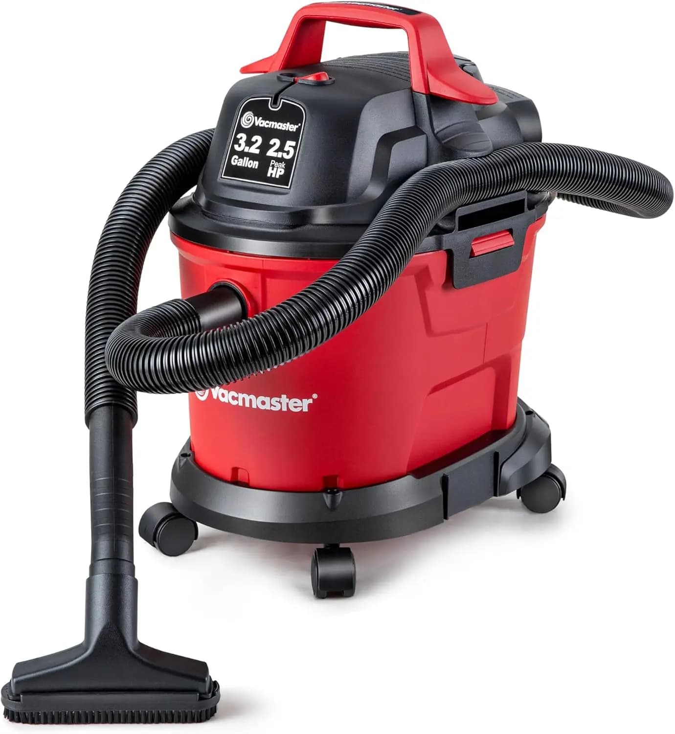 3.2 Gallon Vacuum Cleaner Wet/Dry with Sliding Door, Lightweight and Powerful for Domestic Use