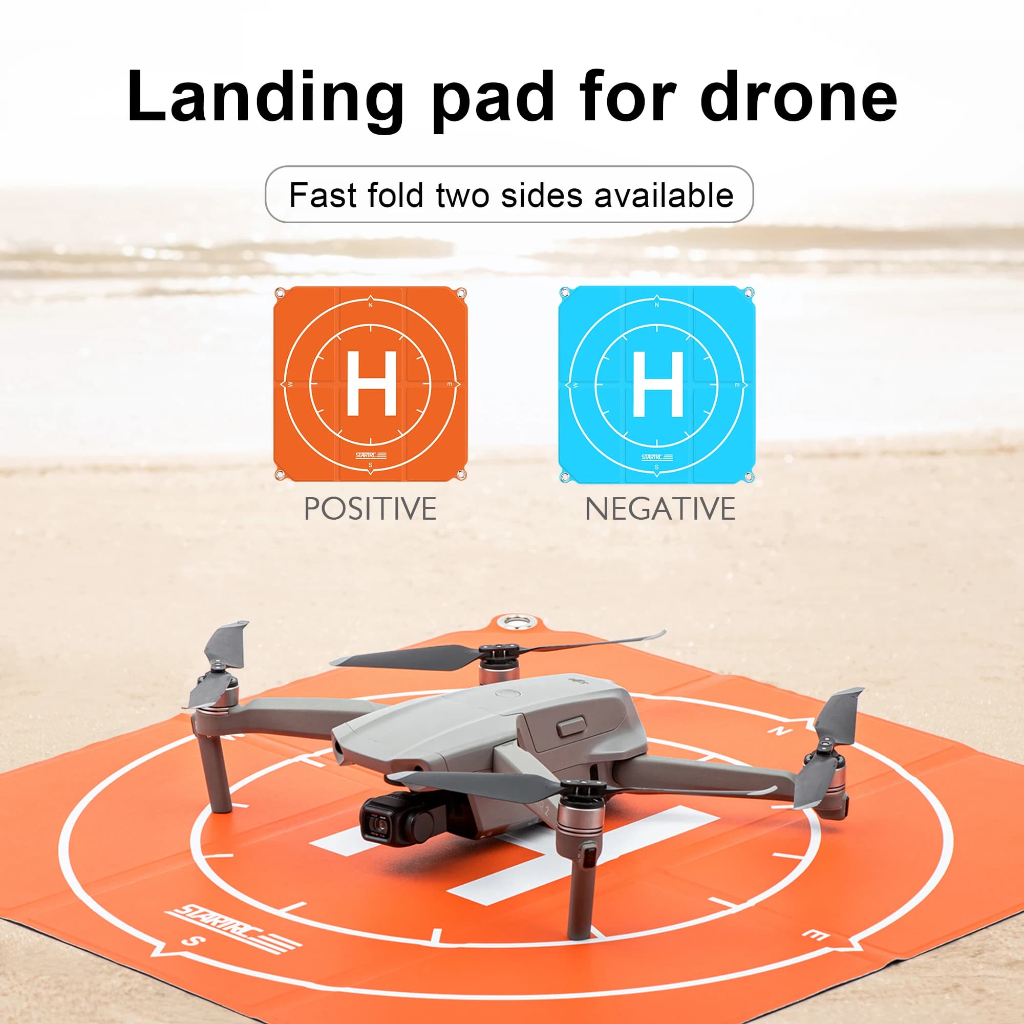 Piattaforma di Atterraggio per Mavic 3 65cm 50cm 56cm 80cm Tappetino di Sicurezza Pieghevole Impermeabile per Accessori Drone DJI Mavic 3 PRO