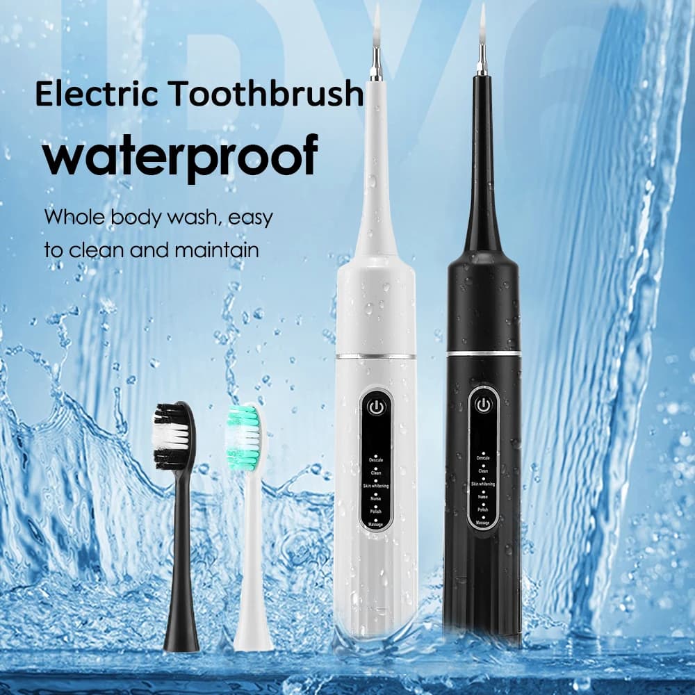 Electric toothbrush 6 heads Sonic electric toothbrush with 31000 VPM Deep cleaning 6 modes Rechargeable raincoat for adults