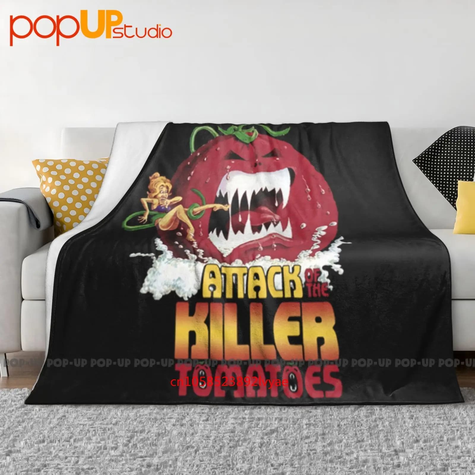 Attack Of The Killer Tomate Coperta ultra morbida trapunta invernale Copridivano Copriletto