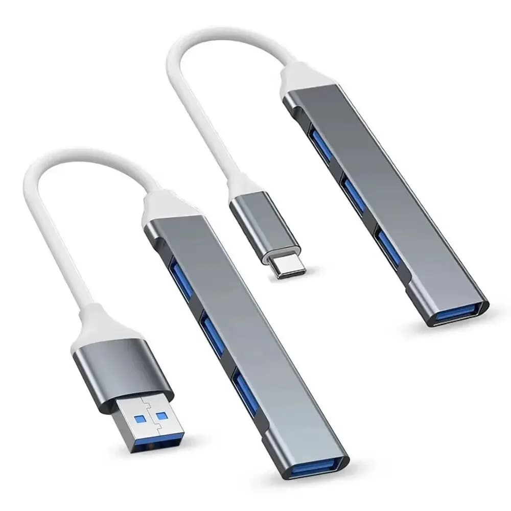 Adattatore USB Hub Multi-Splitter FC&EC a 4 Porte Tipo C OTG per Xiaomi Lenovo MacBook 13 15 Air Pro PC - Accessori per Computer