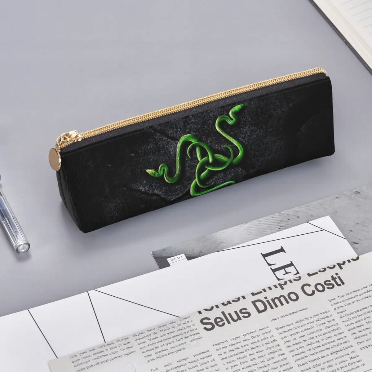 Razer Pencil Case Pencil Pouch Storage Stationery Supplies Pen Box Pencil Bag for Boy Girl School