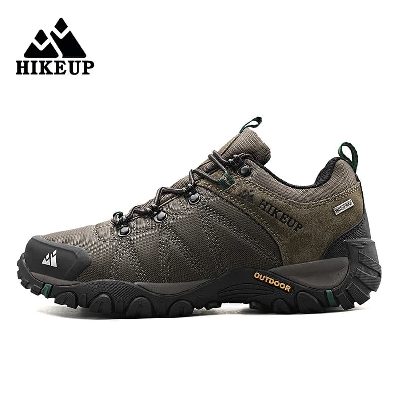 HIKEUP Scarpe da trekking da uomo antiscivolo Traspiranti da esterno resistenti agli spruzzi da arrampicata Sneaker da uomo Scarpe da montagna per turismo