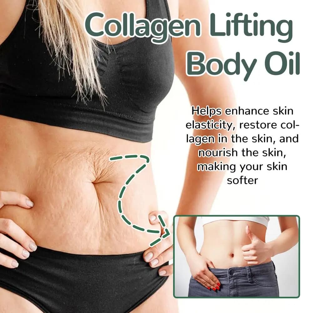Oil Body Collagen Oceaura, Rassoda la Pelle, Hydrata in Depth and Nutre, Non Untuoso, Oil Body Rosemary