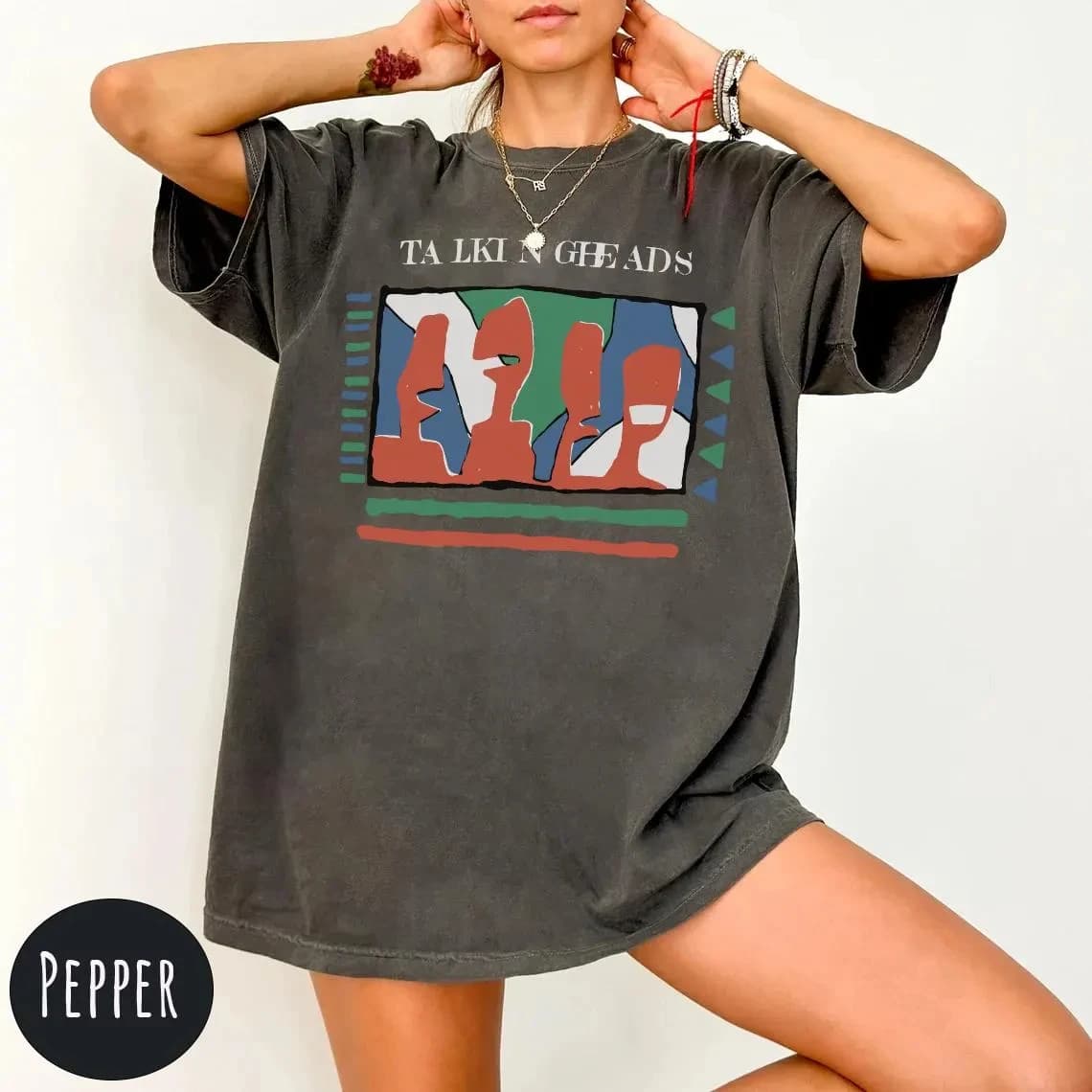 Talking Heads T-Shirt Summer unisex Loose and Breathable cotton T-shirt