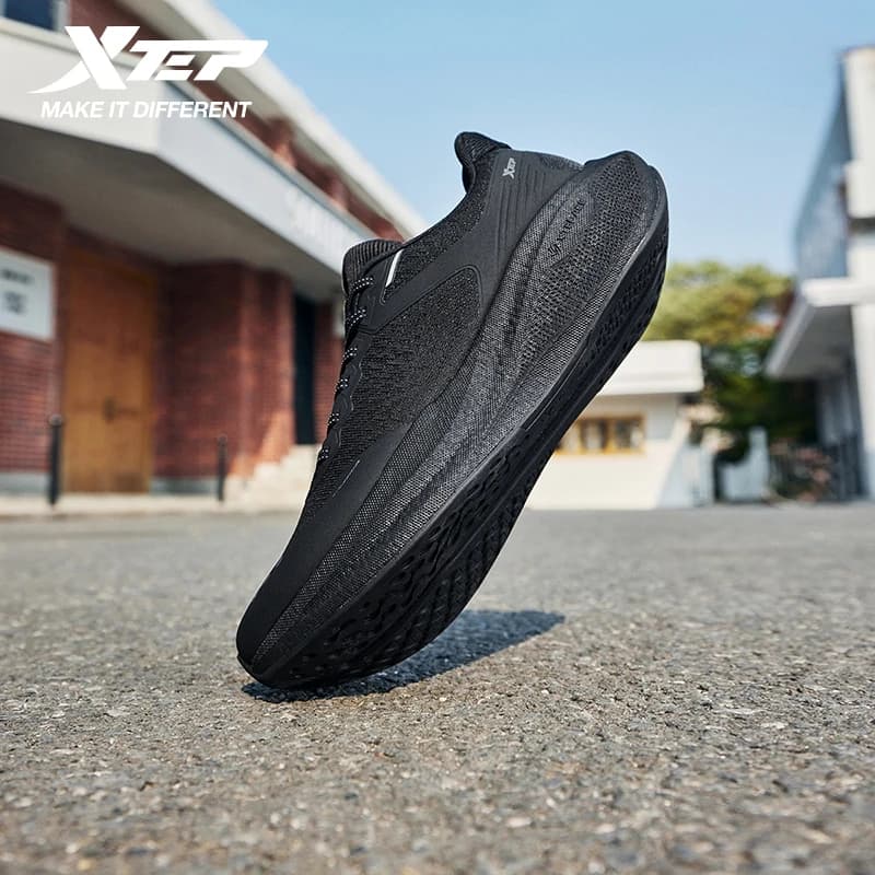 Xtep Backstay Summer For Men Rebound Antibacterial Comode scarpe da corsa con cuscino traspirante e resistente all'usura874119110058