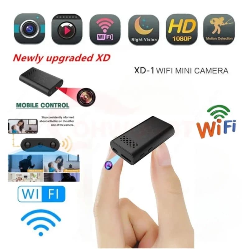 HD 1080P Subminiature Camera Intelligent Home Security Camera Micro Ip Night Vision IR Remote Monitoring Mini Cam Wifi