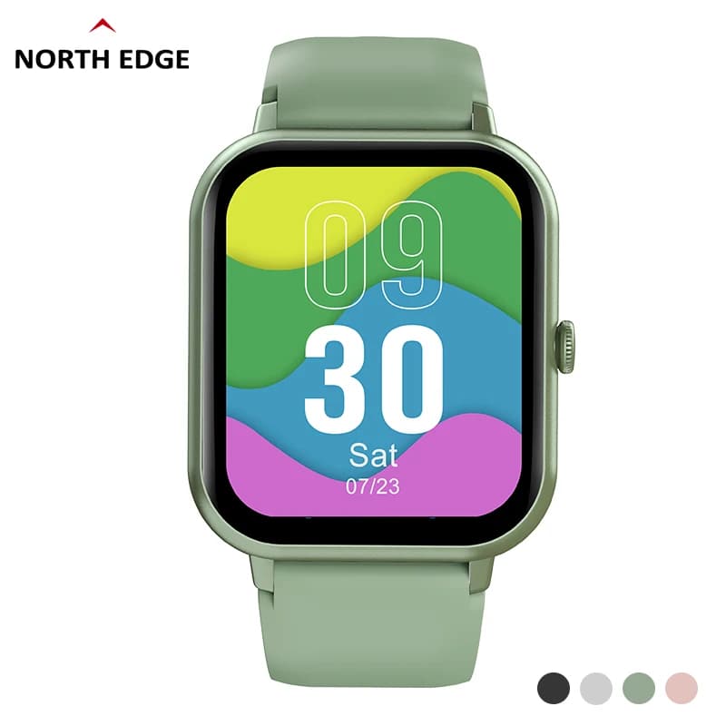 Smart Men's Watches Heart Rate Blood Pressure Smartwatch Calories Multiple Sports Clock for Android and IOS IP67 NORTH EDGE NL54