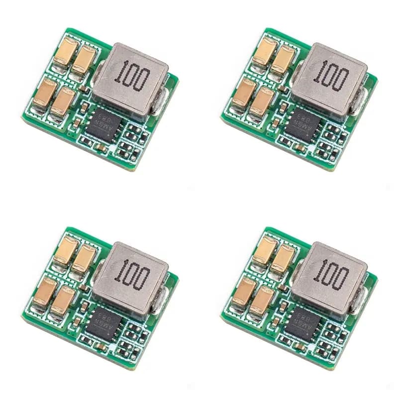 ABSY 4Pcs PSM BXN 5D2UD6 5V/2A 12V/3A Mini 2-8S BEC For RC Multirotor Airplane FPV Freestyle Drones DIY Parts
