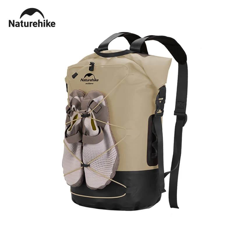 Waterproof Outdoor Naturehike Backpack with Dry/Bagnated Separation, Portable, Large Capacity 20-40L, for Hiking and Diving