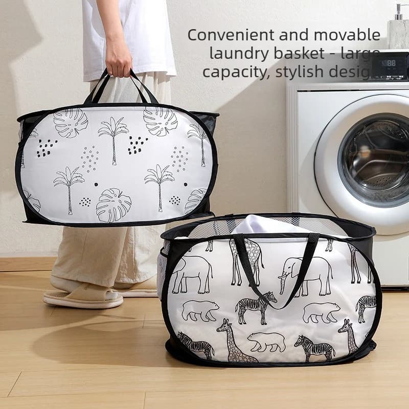 Borsa Portatile in Rete per Bucato, Organizer Impermeabile per Asciugamani e Giocattoli, Ideale per Bagno, Camera da Letto e Dormitorio