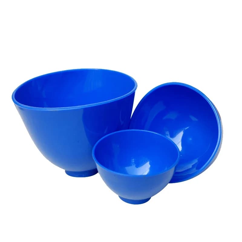 Dental flexible rubber mixing bowls 5 pieces S/M/L for oral hygiene Teeth whitening tools Medical dental tool
