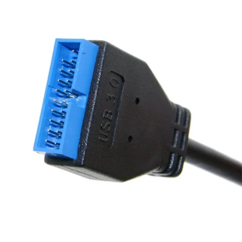 Cavo adattatore per pannello frontale con connettore USB 3.1 Type-C a USB 3.0 19/20 pin AU33-USB per schede madri Asus, lunghezza 20 cm, per computer desktop