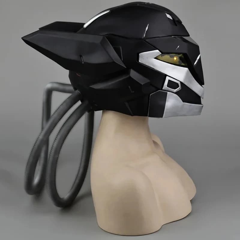 w,3;f'5\b/Game VALORANT Cosplay Vyse Helmet with Led Light PVC Face Mask for Adult Halloween Party Prop6;h\b.8'k/