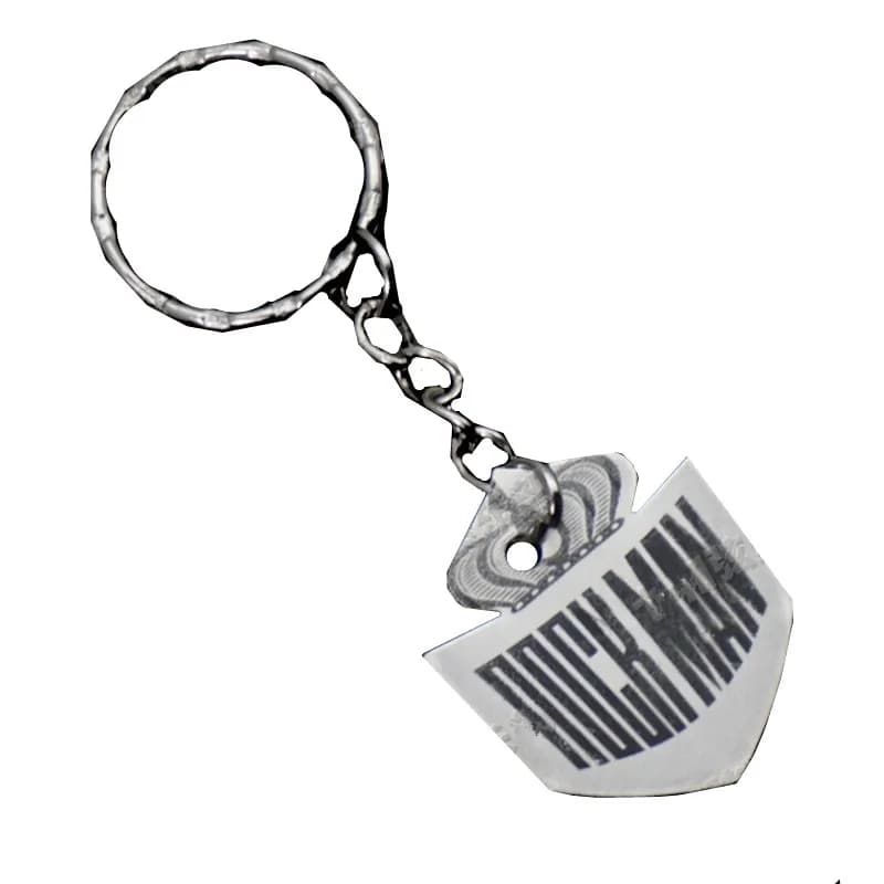 2Pcs Big Fish Shaped Stainless steel Guitar Picks Plectrums With Key Ring Keychain Key Buckle Thickness 0.5mm Guitar Accessories