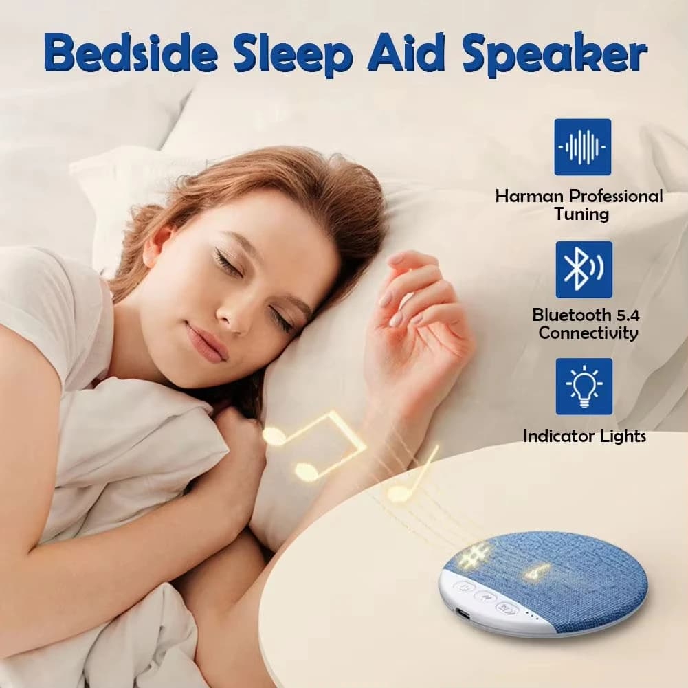 Mini Sleeping Bluetooth Speaker Nature Sound White Noise Wireless Soundbar Built-In Stereo Hifi Sound Unit Creative Speaker