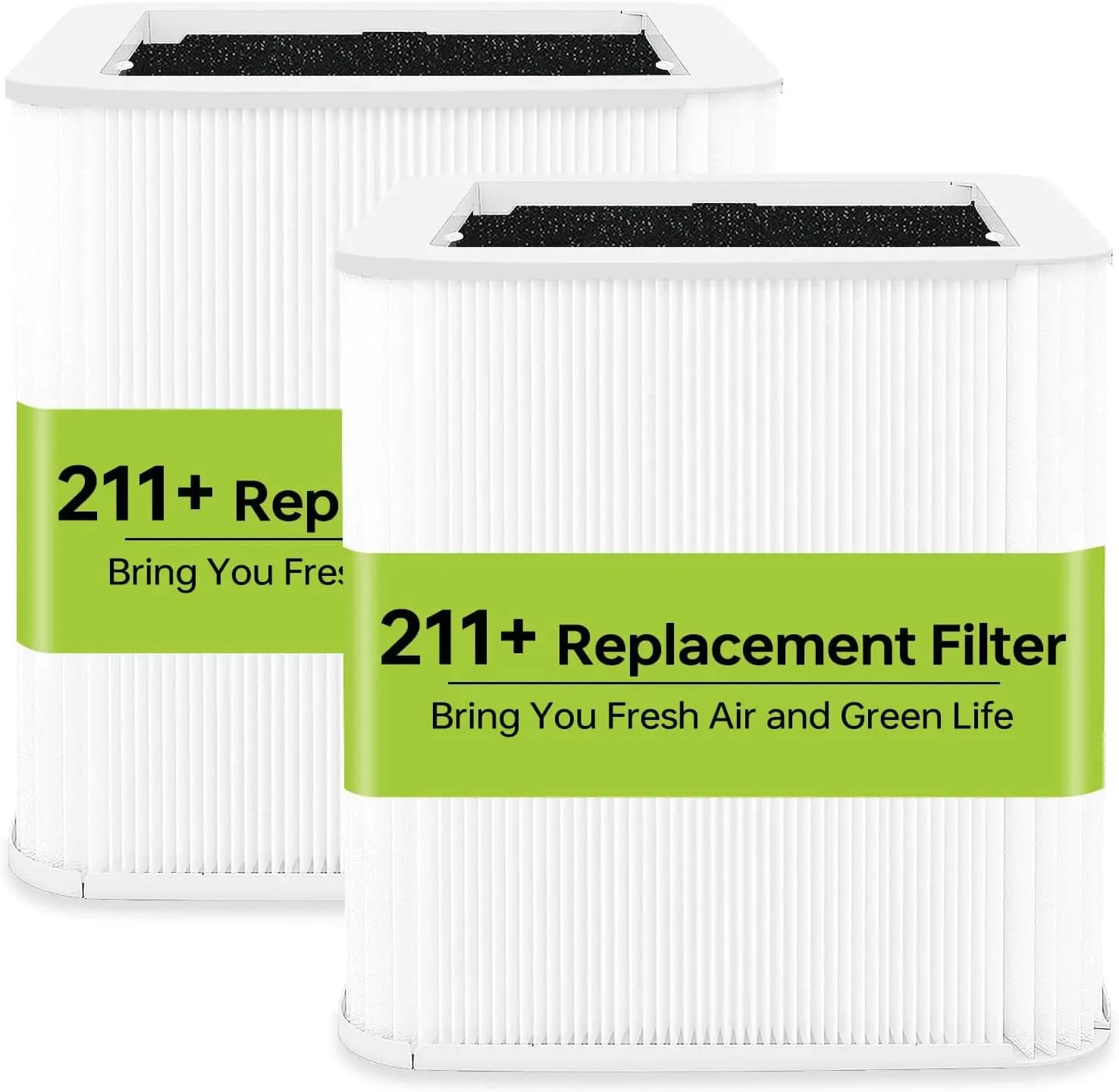 Confezione da 2 filtri di ricambio per purificatore d'aria Blue Pure 211+, filtrazione 2 in 1 con filtri per particelle e carbonio, bianco