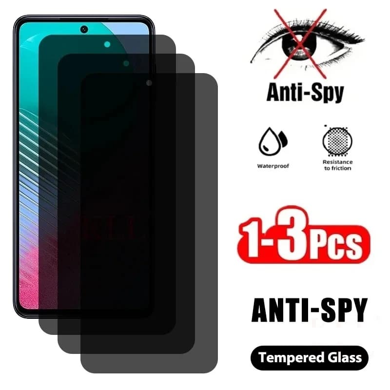1-3 pezzi protezione dello schermo privacy per Samsung A54 A53 A52 A35 A34 A33 A15 A14 A13 A25 A24 A55 5G S24 Ultra S23 Plus S22 S21 S20 FE