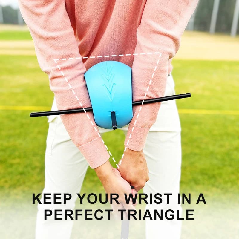 Singelila Nuovo Correttore di Postura per Swing da Golf, Palla per Allenamento Swing, Correttore Swing a Ala di Pollo, Accessori per Chipping Golf