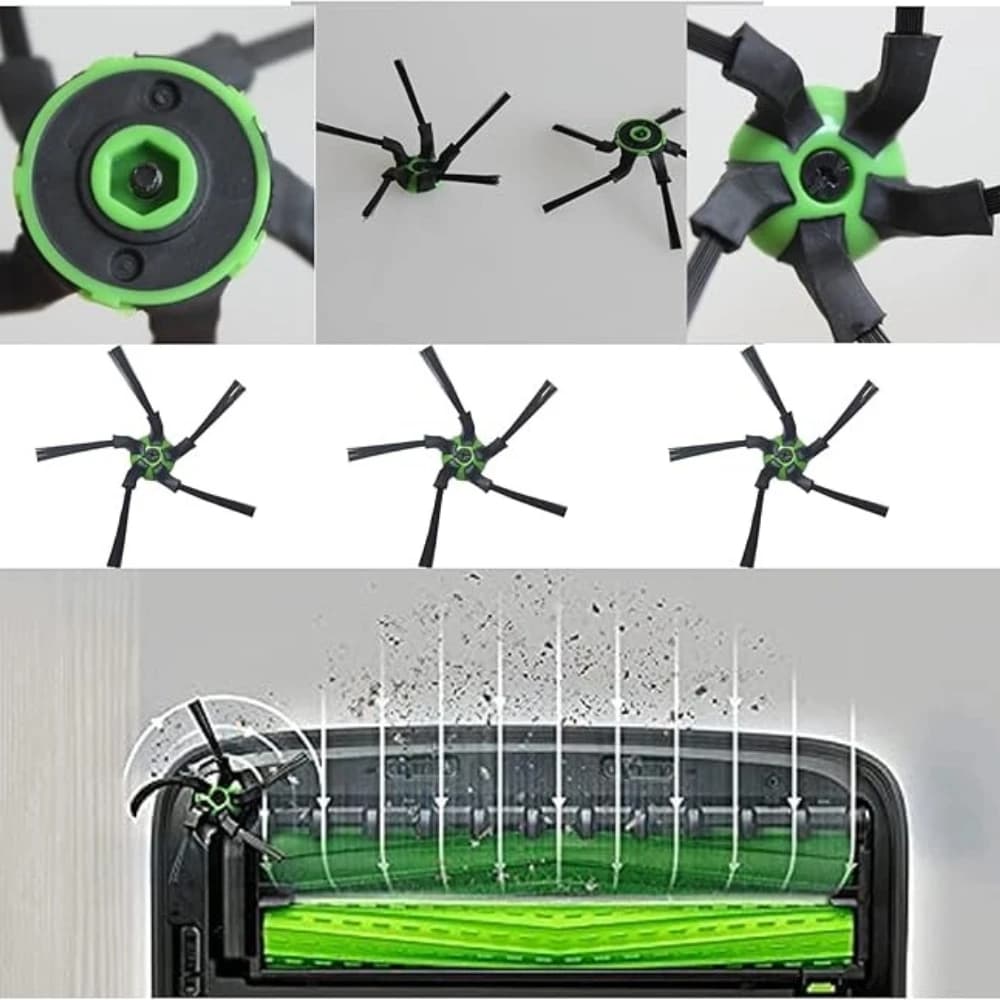 2-8 piece set of side brushes, suitable for IRobot Roomba S9 (9150) S9+S9 Plus (9550) S series vacuum cleaner replacement parts