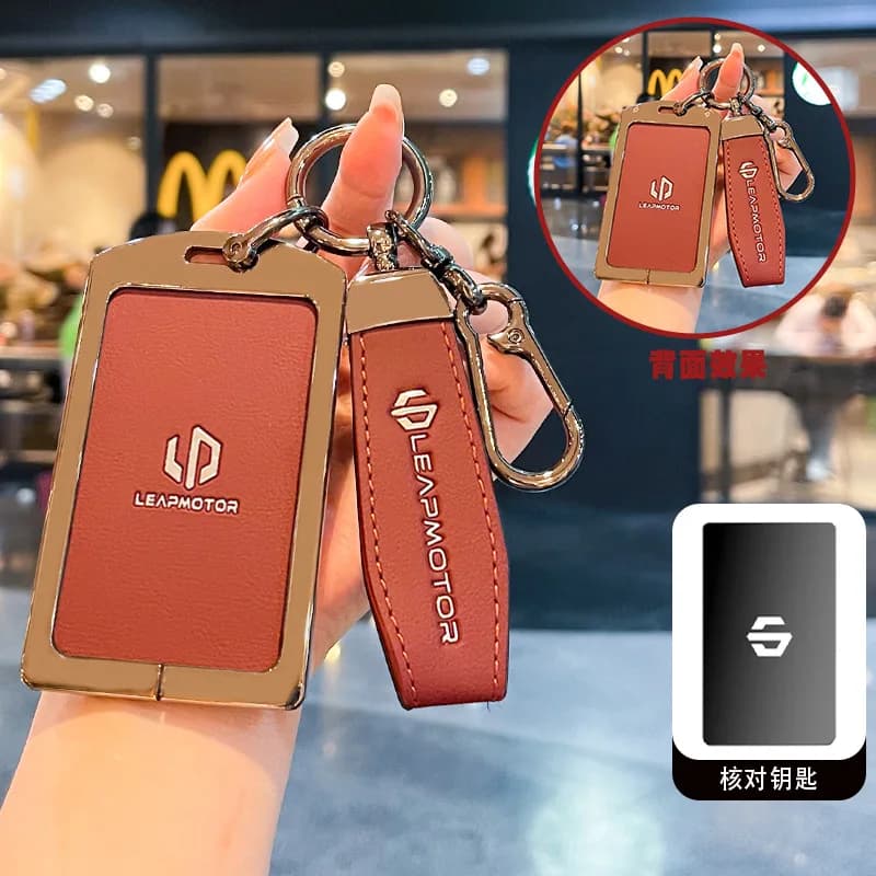 Car Accessories NFC Card Key Cover Case Holder For Leapmotor C10 C11 C16 Protector Shell Car Styling