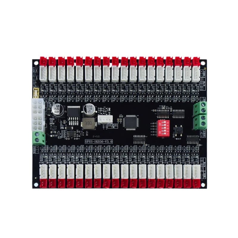 Communication intelligent electronic lock 36-way lock control board, smart key cabinet control system board
