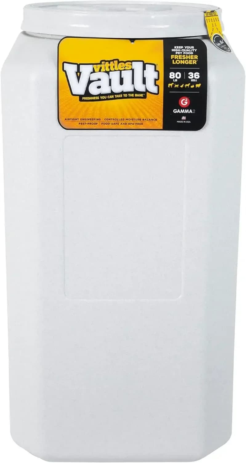 Contenitori per Alimenti per Animali Domestici Vittles Vault - Contenitore Sigillato per Cibo per Cani e Gatti, Adatto per fino a 36 kg, Prodotto negli USA - [14"L]