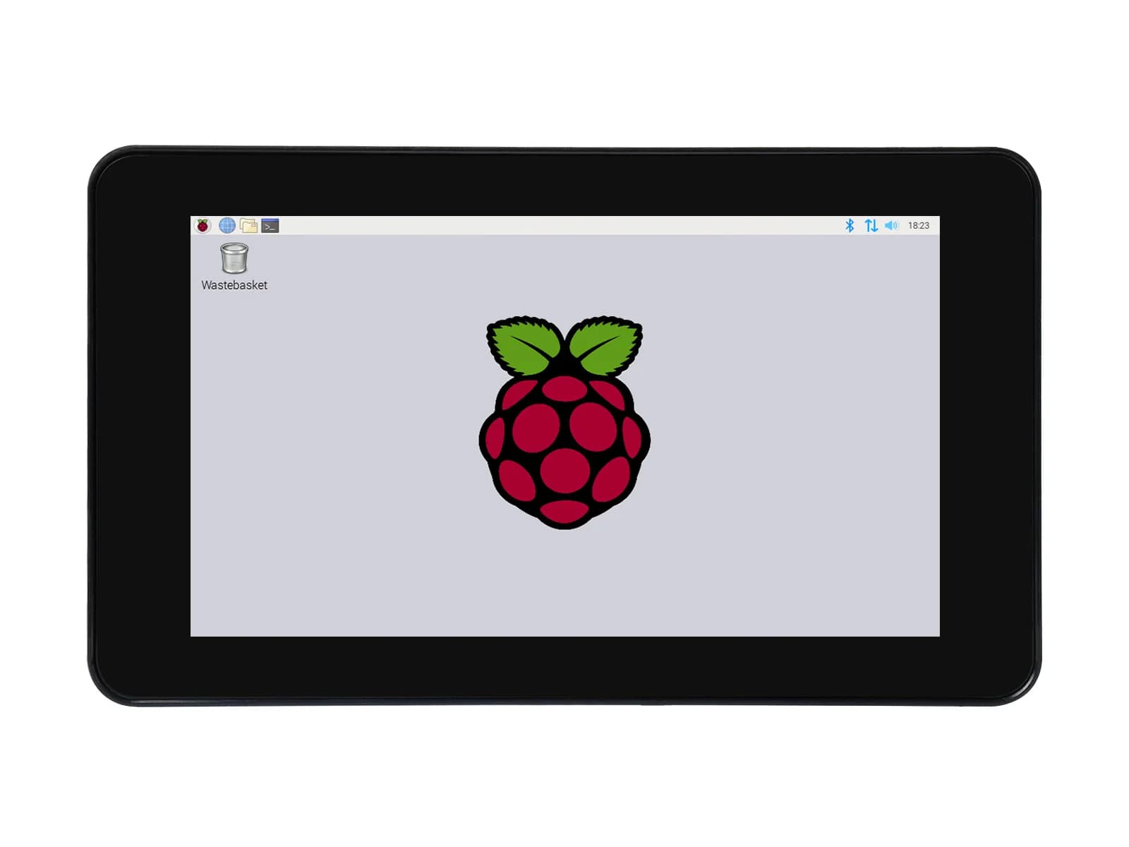 7 inch capacitive touch IPS display for Raspberry Pi, with black/white protective case, 1024×600, DSI interface
