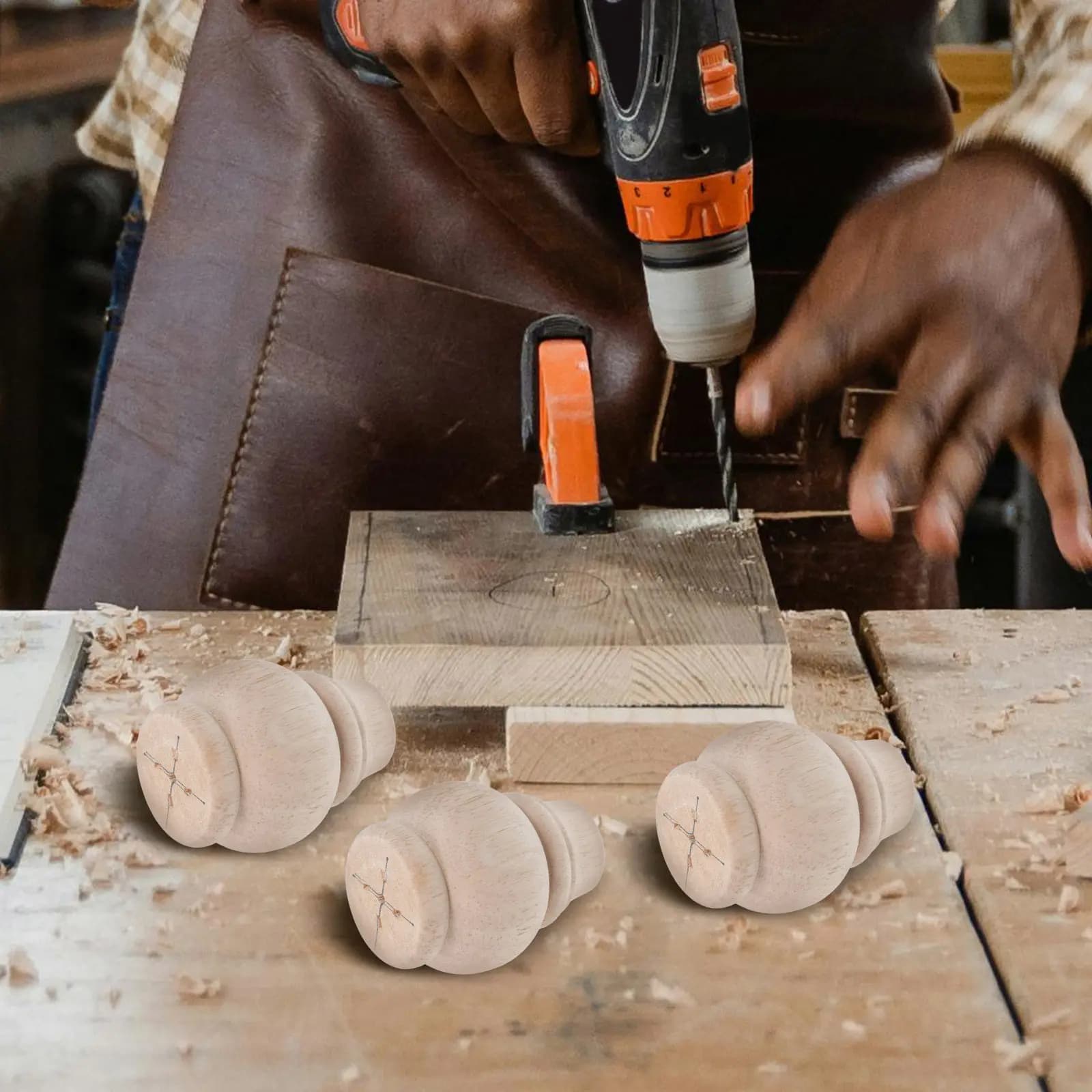 Set di 4 Gambe in Legno Non Finite Bianche per Mobili, Divani, Tavoli, Sedie, Stabili e Robuste, Personalizzabili Fai-da-Te, per Decorazione Casa