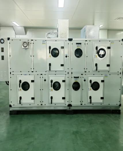 Deumidificatore Industriale Commerciale a Ruota Essiccante con Motore Brushless per Sistemi di Climatizzazione Controllati ed Elettronica Pulita