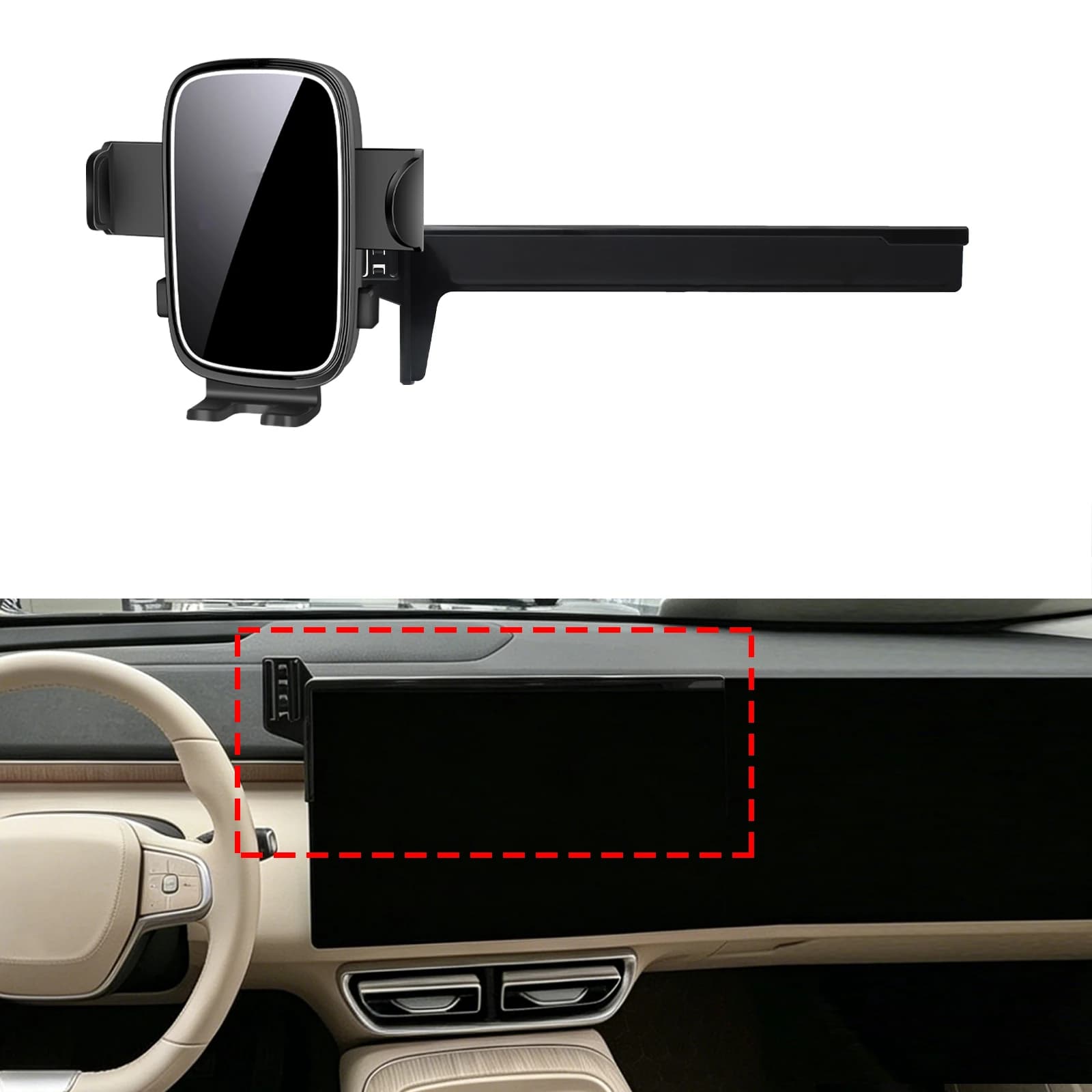 for Changan Deepal S09 2025 2026 2027 Car Phone Holder Mount Vehicle-Specific GPS Navigation Easy Installation accessoires