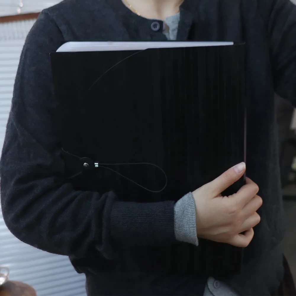 25 Pockets File Folder Organizer Rainbow Plastic Expandable Filing Box Large Capacity Multi-Purpose Art Supplies Folder