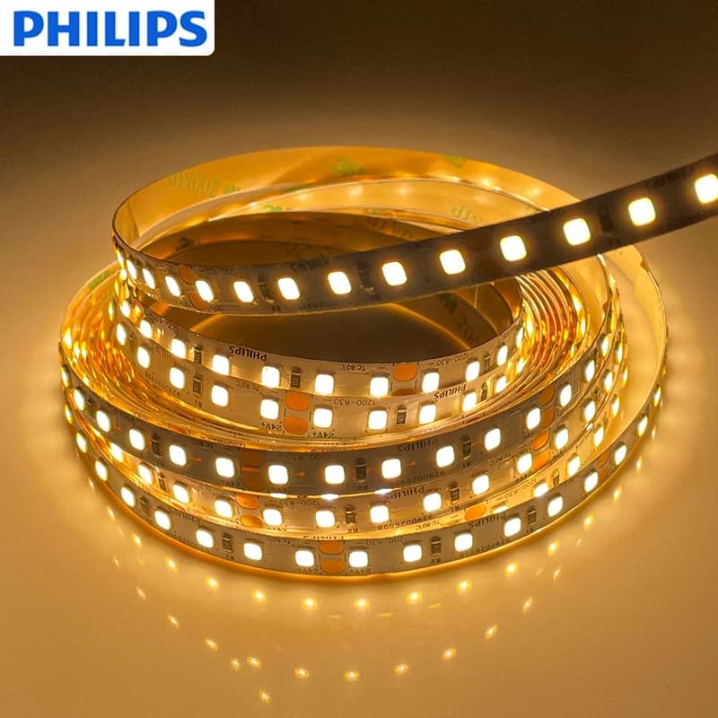 Philips Striscia LED 24V 8W 12W LS155 G5 Luce 3000K 4000K 6500K Bianco 120 LED Linea Premium ad alta densità Lampade per interni CRI 90+ IP20