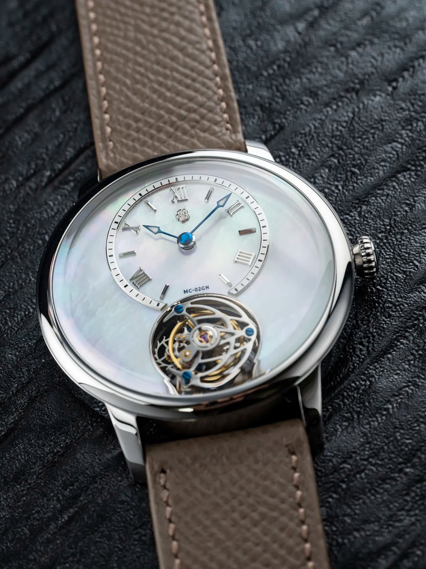 Orologio Meccanico Manuale Tourbillon da Uomo Super Night Light 02G e 02GN Jichen Sakura Enamel da Donna