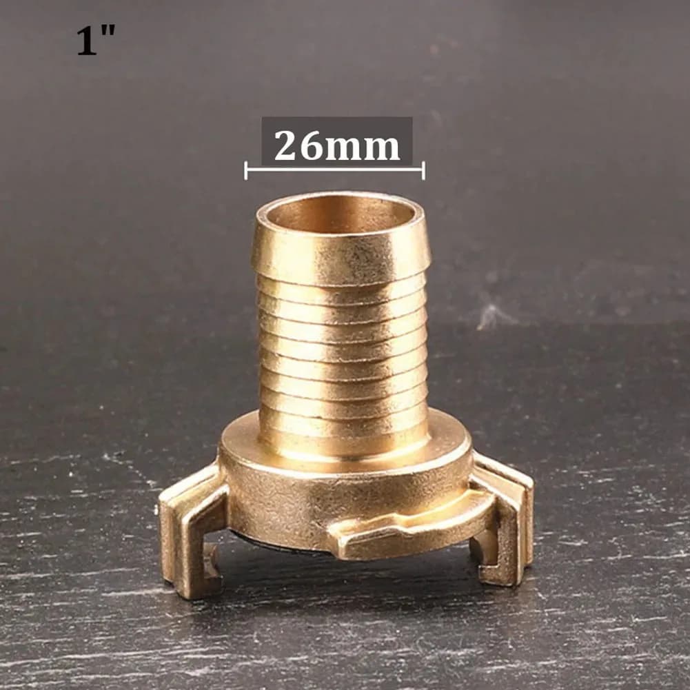 Adattatore per raccordo rapido in ottone per irrigazione da giardino e movimentazione fluidi in officina, compatibile con tubi da giardino