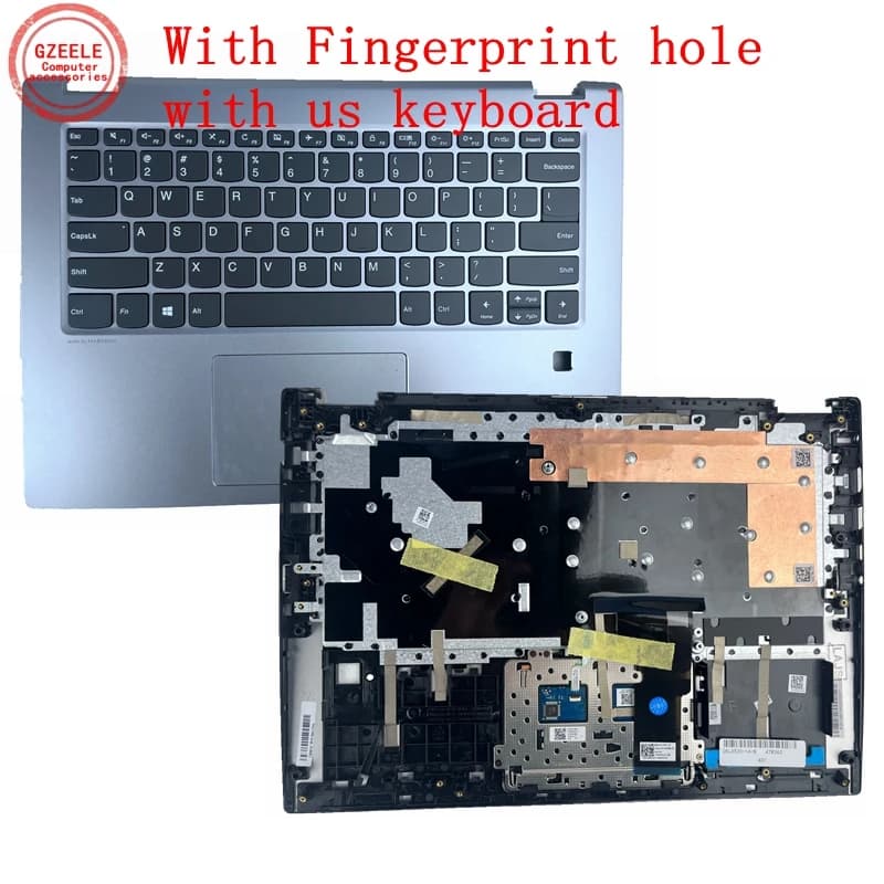 NUOVO PER Lenovo Flex 5 Flex 5-14 Yoga 520-14 520-14IKB AM1YM 000200 Copertura superiore per poggiapolsi Top Case lunetta per tastiera nera