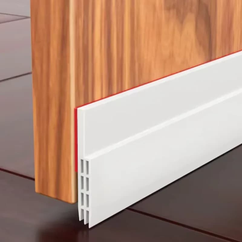 1 Pezzo Striscia Sigillante per Fondo Porta 1m/39.37in, Antivento, Antipolvere, Protezione da Pioggia, Riduzione del Rumore