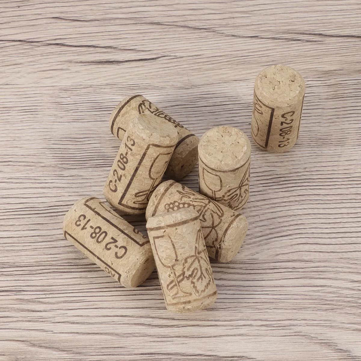 100 tappi in sughero morbido per sigillare il vino, in sughero naturale, per la chiusura di bottiglie di vino, design compatto ed elastico, per artigianato, cucina e bar