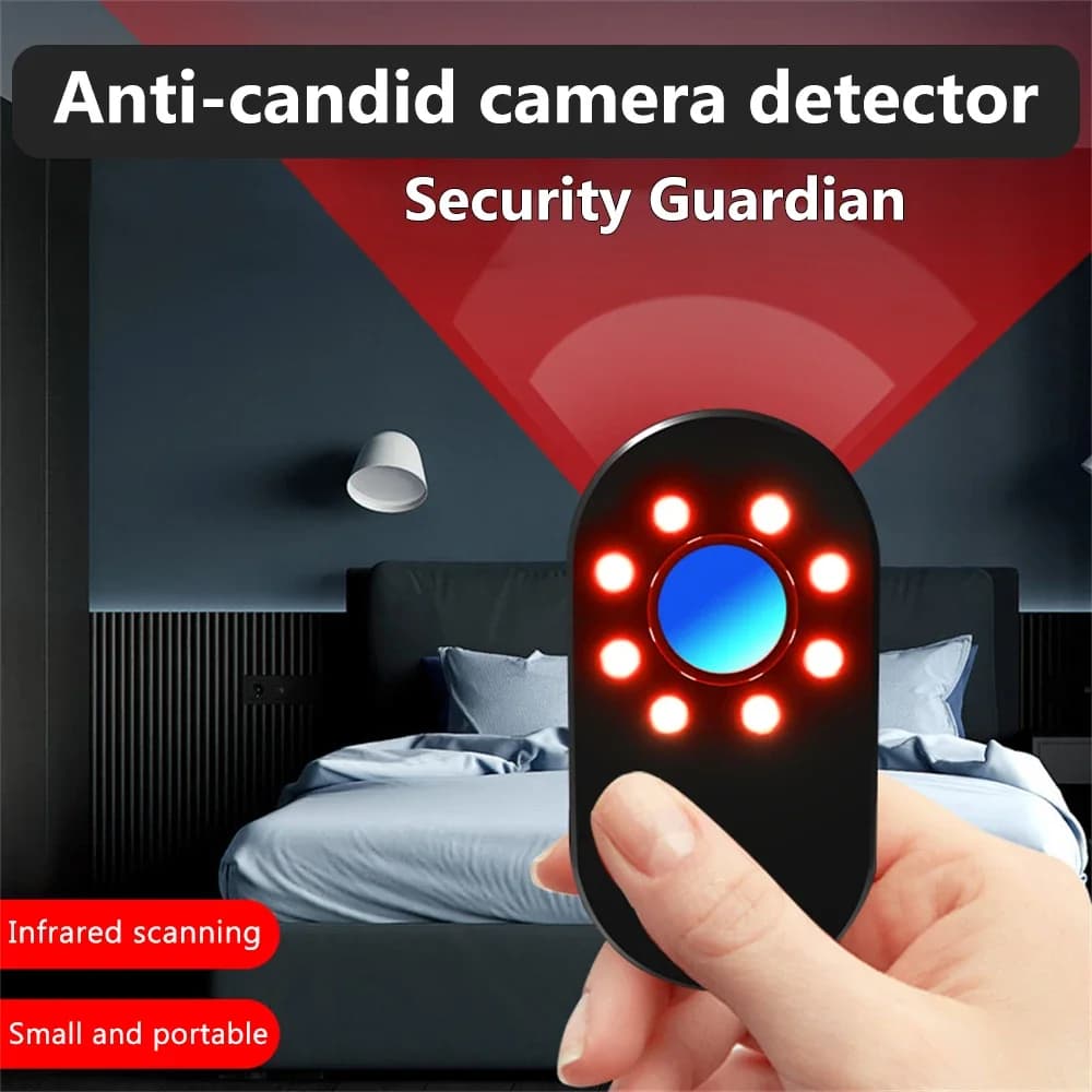 hidden camera detector,security protection,cautious spies,vulnerabilities,stealth gadgets,professional infrared presence sensors