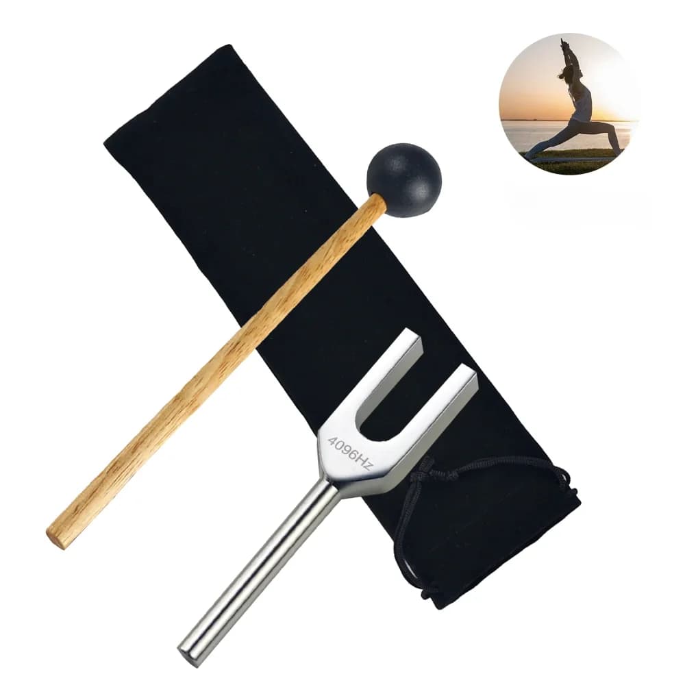 Diapason ponderato 4096Hz, diapasoni medicali per terapia del suono, chakra, terapia musicale, strumento a percussione