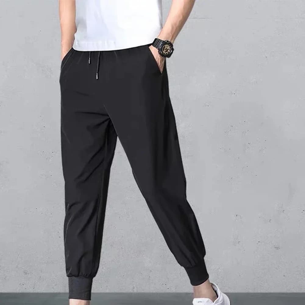 Moda Uomo Pantaloni con coulisse ad asciugatura rapida Sport estivi Jogger Pantaloni sportivi cargo Pantaloni streetwear Pantaloni per abbigliamento da uomo