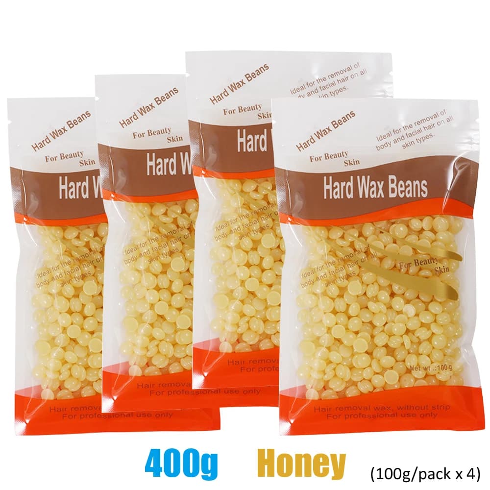 Cera Depilatoria Indolore in Pellet (200g/100g/1000g) per Depilazione Corpo, Viso, Gambe e Zona Bikini - Compatibile con Macchina Depilatoria