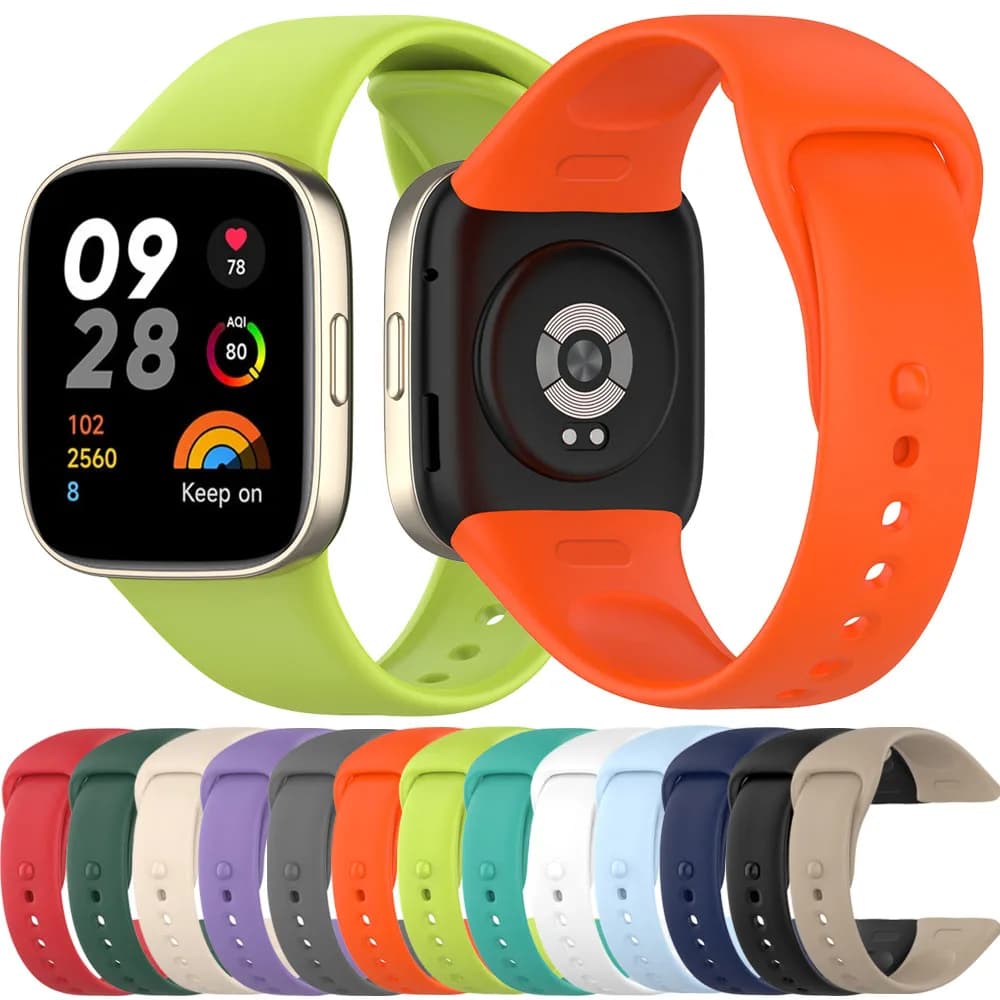 WatchBand Strap For Redmi Watch 3 (Not for 3 lite/3 active) SmartWatch Silicone WristBand Bracelet Accessories Belt Correa