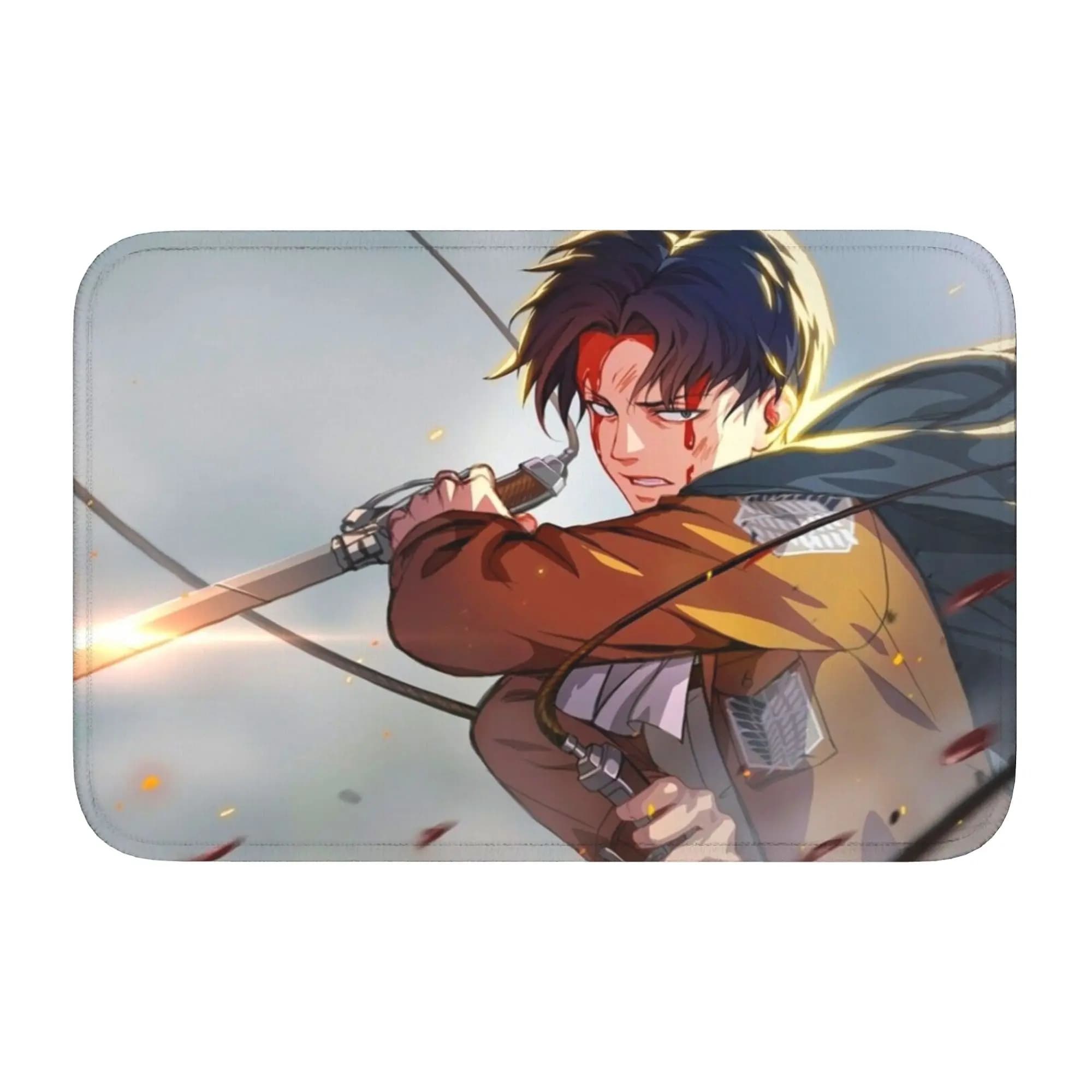 Attackes on Titan Floor Door Kitchen Bathroom Mats Anti-Slip Outdoor Doormat Garage Living Room Entrance Rug Carpet Footpad