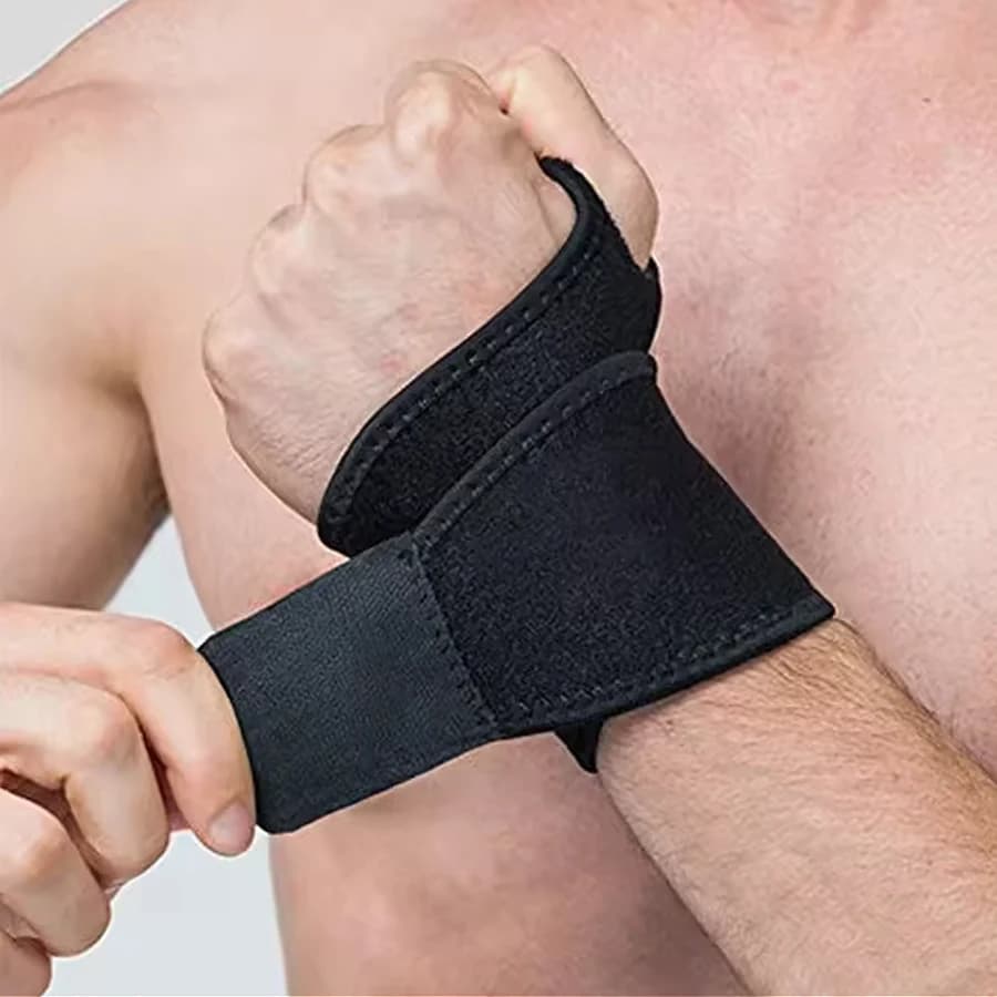 Tutore da polso regolabile 1 pezzo per sollievo dal dolore al tunnel carpale e tendinite – Fascia di supporto sportiva per artrite e distorsioni